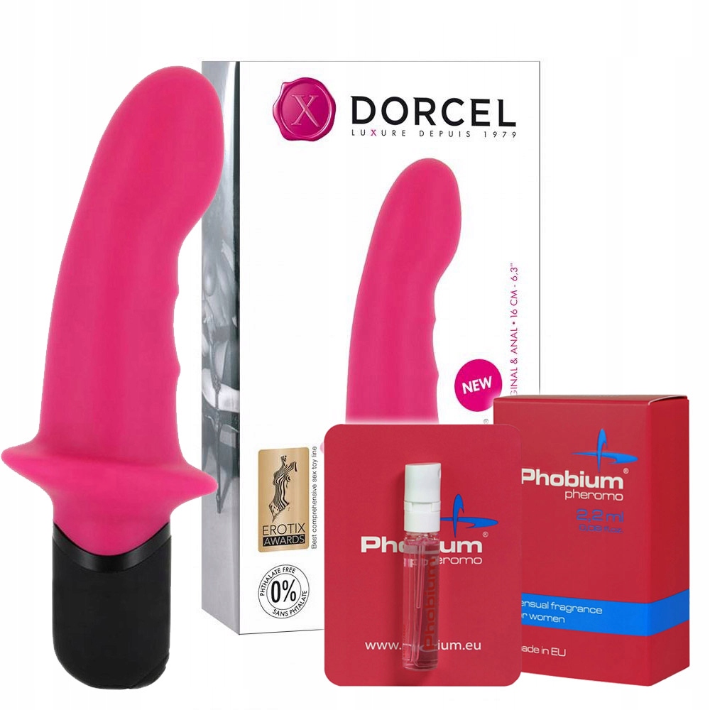 Masażer mini, 10 trybów wibracji + perfumy 2,2 ml.