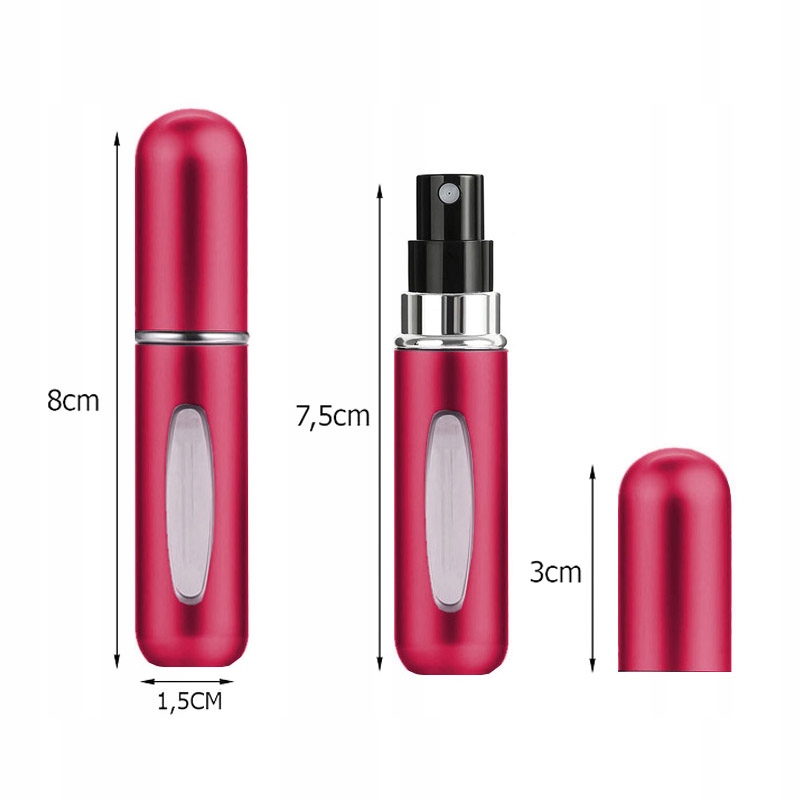 Butelka z atomizerem do perfum, przenośna. Idealna do torebki.