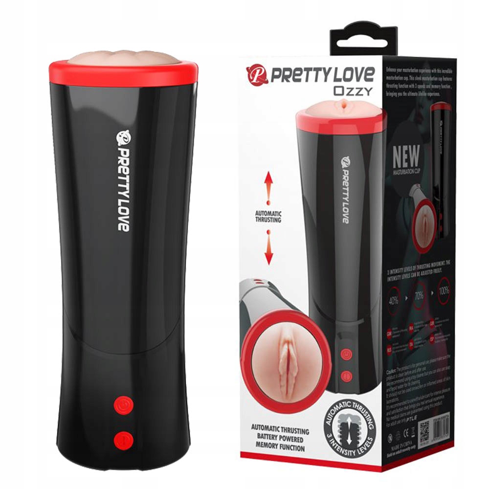 Masturbator dla mężczyzn. Automatyczny mechanizm ruchów posuwistych.