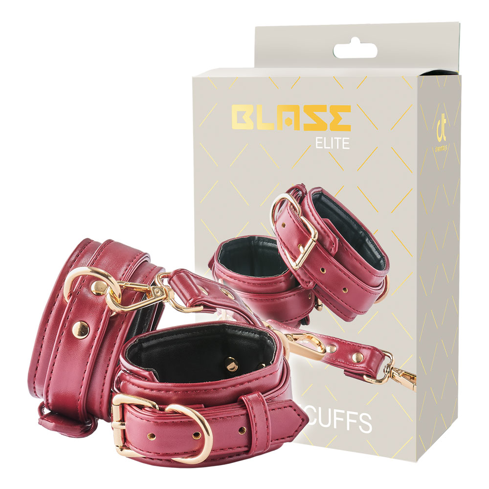 Mankiety na kostki z ekoskóry, łącznik z karabińczykami, regulowany gadżet