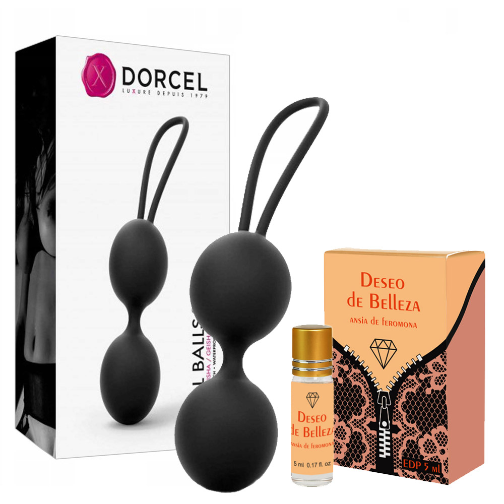 Kulki dopochwowe, stymulujące + feromony 10 ml.