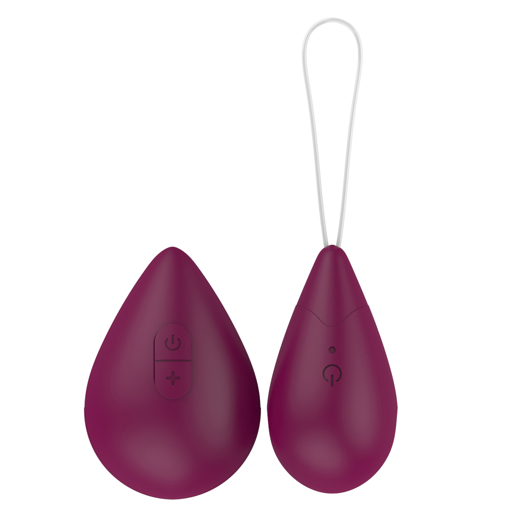 Jajeczko z wibracjami. Do ćwiczenia mięśni pochwy. Z pilotem.