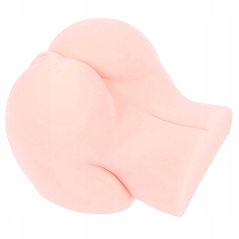 Masturbator, wypięte pośladki z ciasną pochwą.