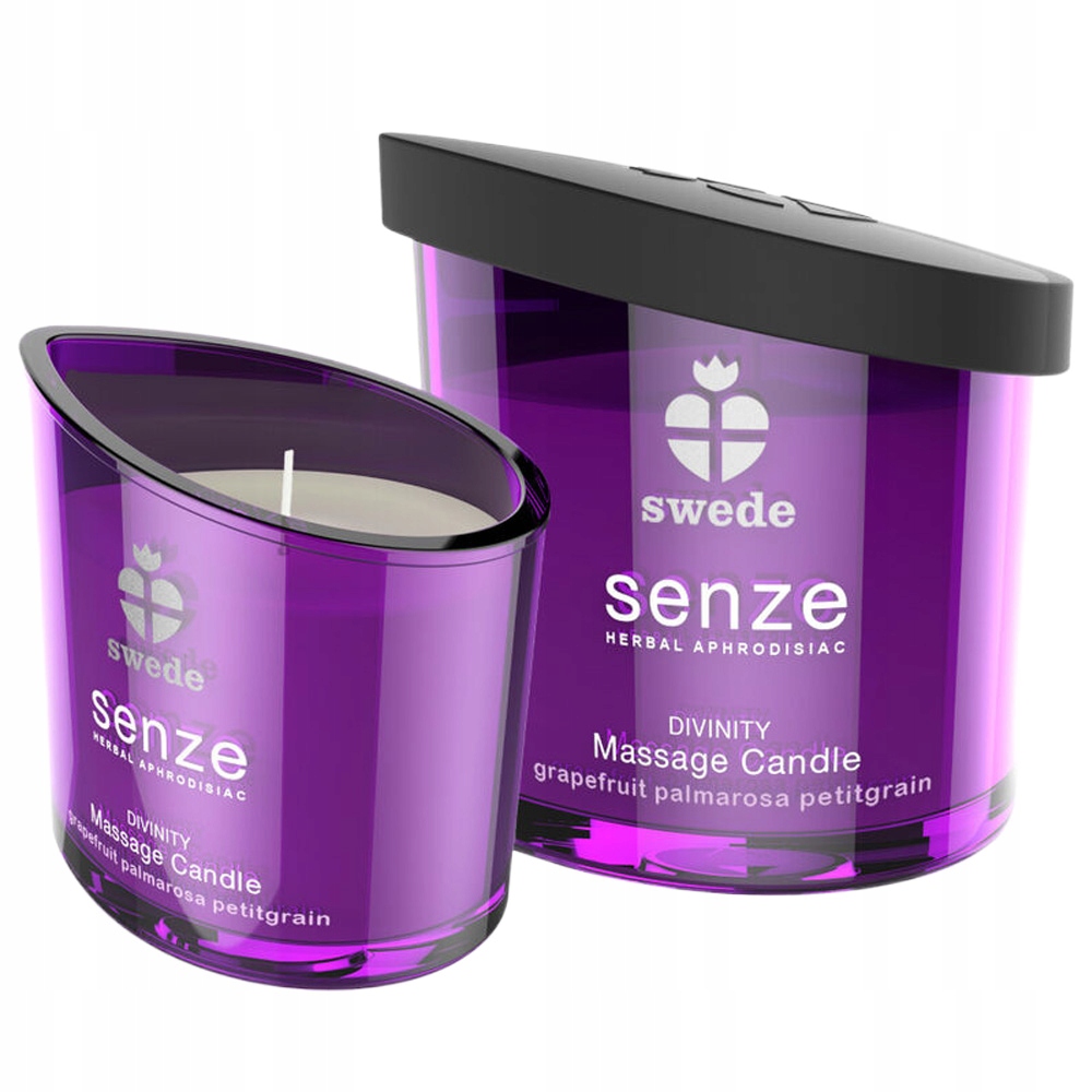 Olejek do masażu w świecy 50 ml. Zapach grejpfrut, palmarosa.