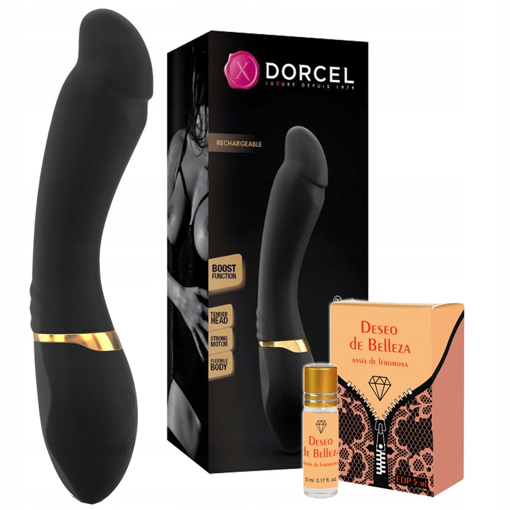 Wibrator, stymulacja pochwy i punktu G + perfumy.