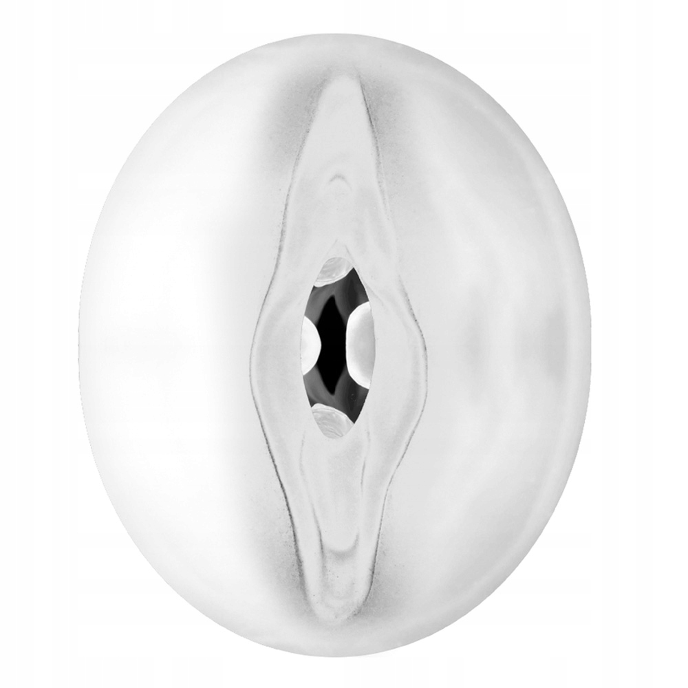 Masturbator dwustronny, usta i pochwa, wewnętrzna tekstura.