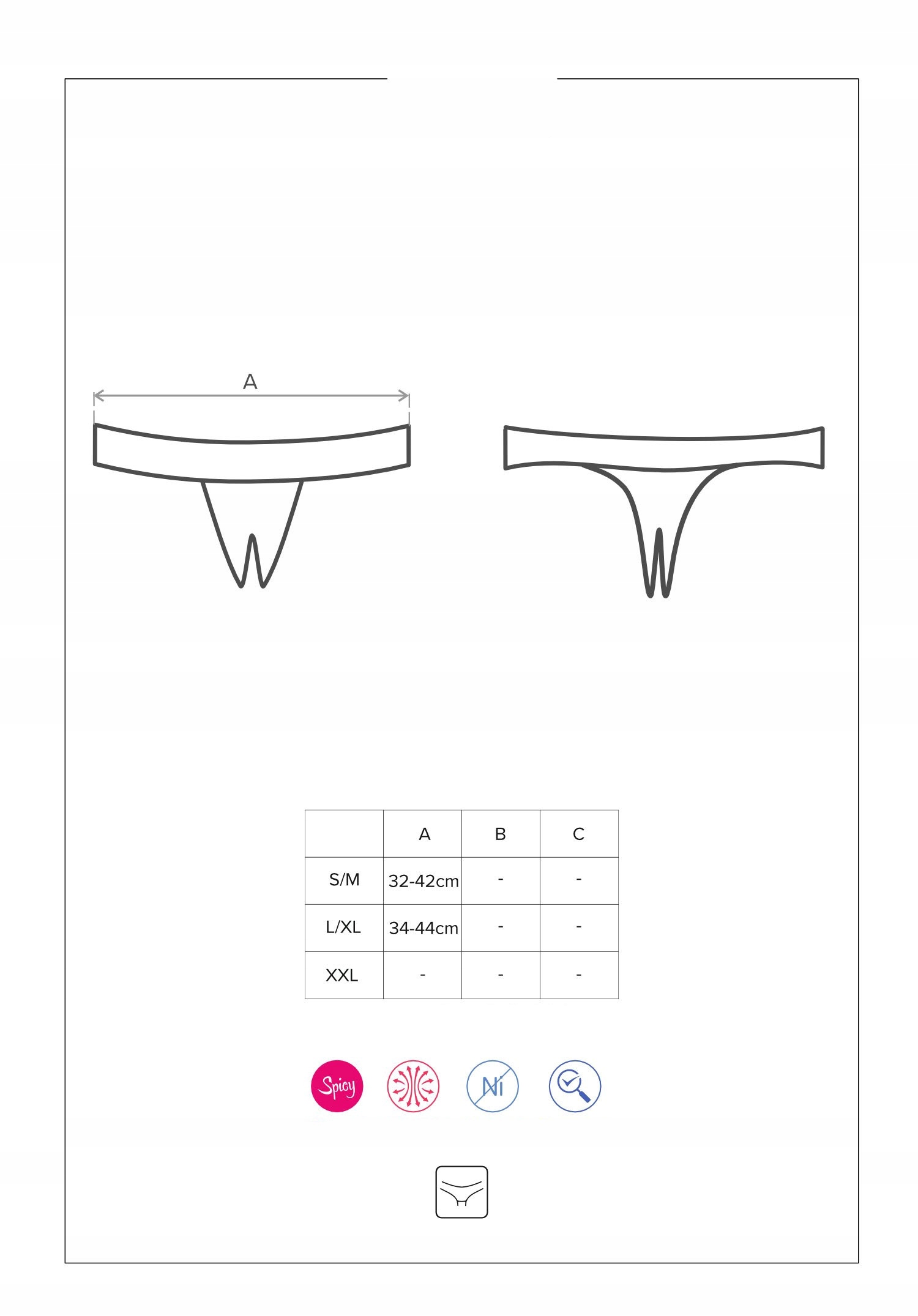 Stringi, majtki Shibu Obsessive S/M