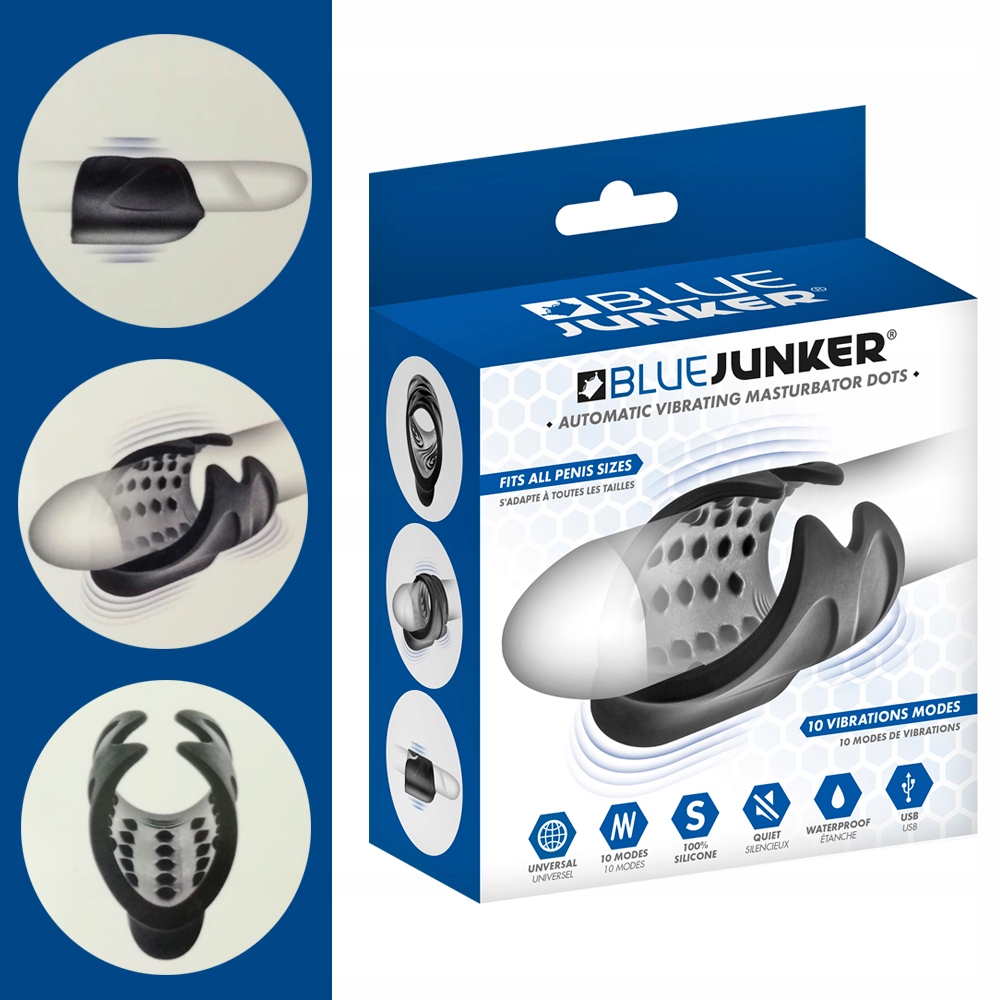 Masażer penisa z wibracjami. Stymulator penisa .