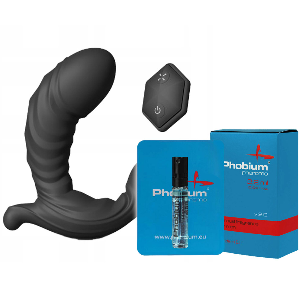 Masażer prostaty z wibracjami. Feromony gratis.