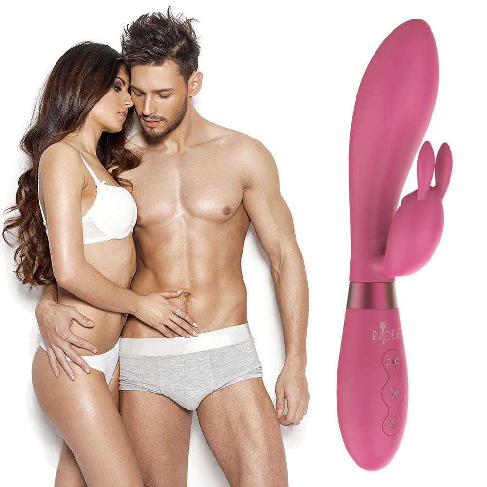 Wibrator silikonowy, stymulacja punktu G i łechtaczki, dwa silniki.