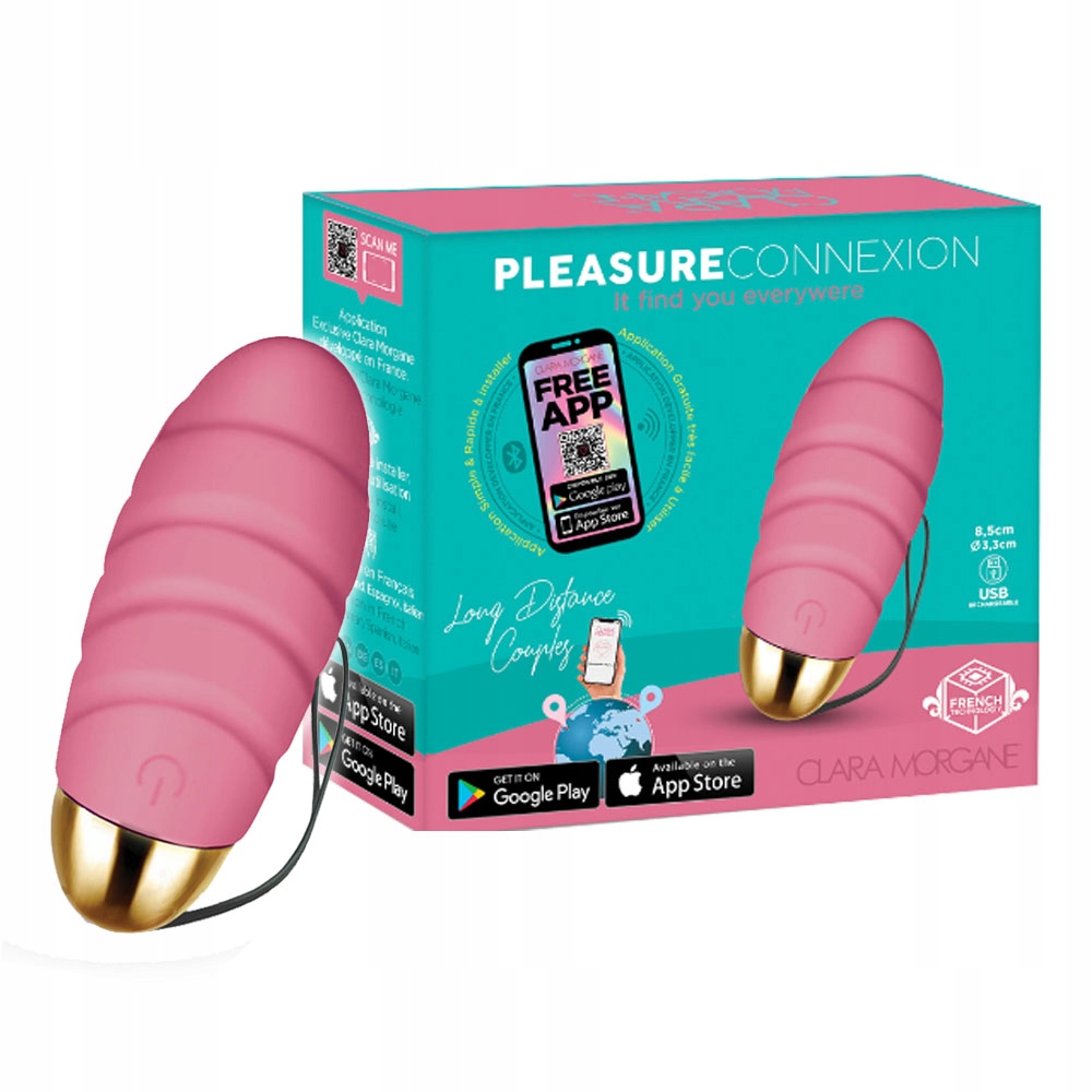 Jajeczko sterowane aplikacją. Wibrujące.