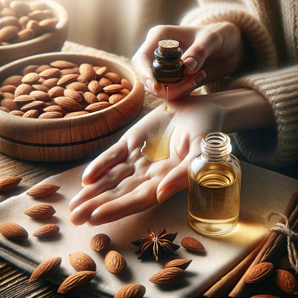 Olejek migdałowy i anyż do ciała 150 ml. Nawilża i pielęgnuje skórę.