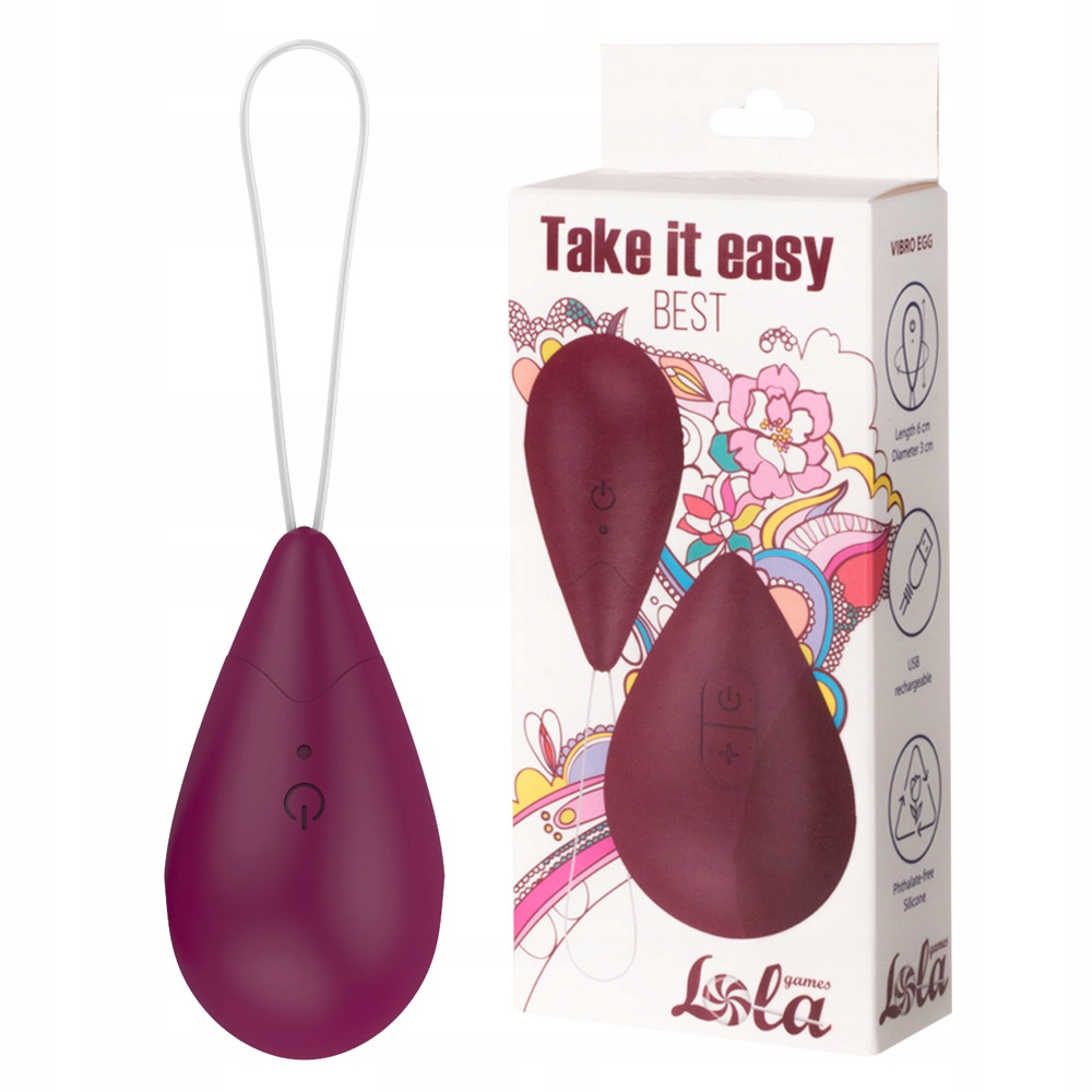 Jajeczko z wibracjami. Do ćwiczenia mięśni pochwy. Z pilotem.