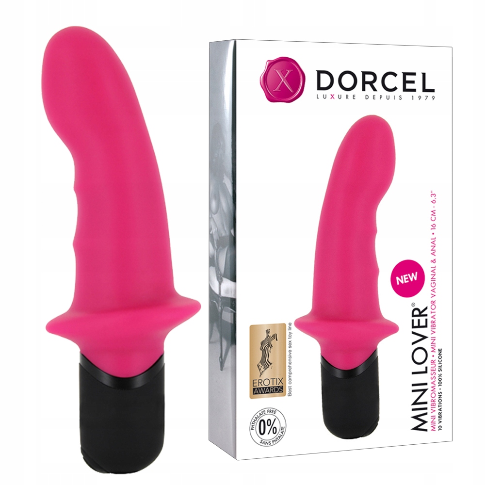 Masażer mini, 10 trybów wibracji + perfumy 2,2 ml.