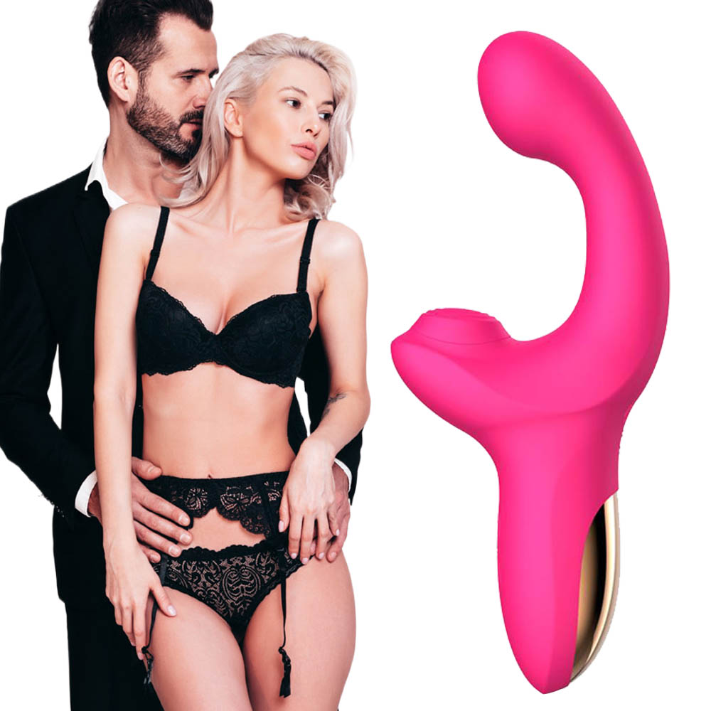 Wibrator do pochwy z pulsacjami, silikonowy. 2 silniki.