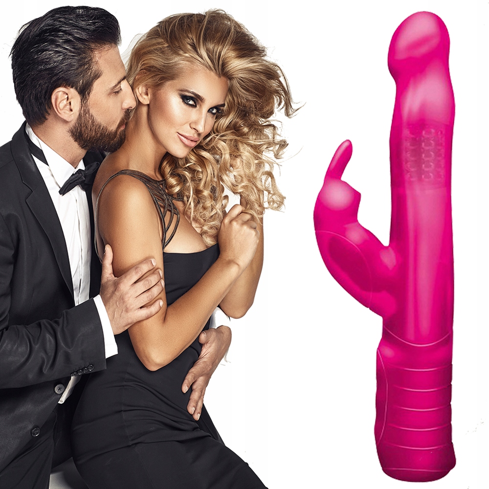 Wibrator rabbit wielofunkcyjny, bateryjny. Perfumy