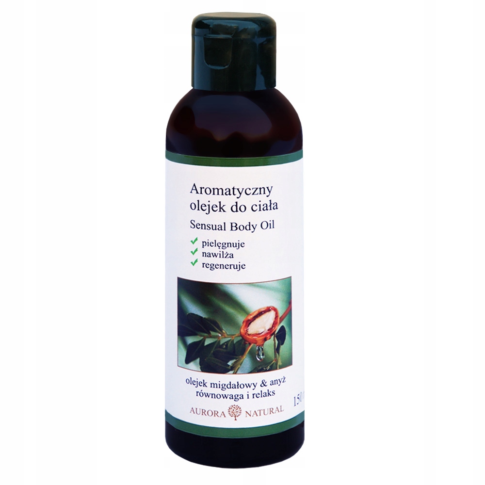 Olejek migdałowy i anyż do ciała 150 ml. Nawilża i pielęgnuje skórę.