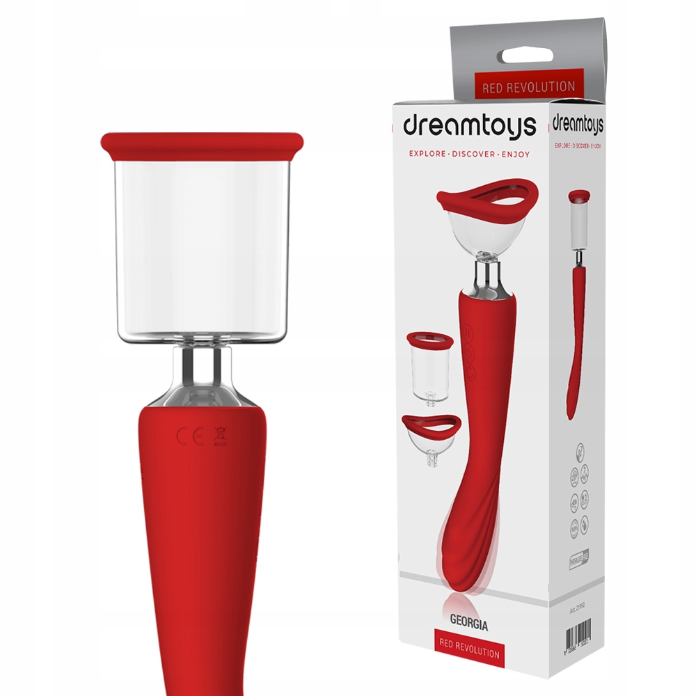 Wielofunkcyjny wibrator z funkcją ssania.