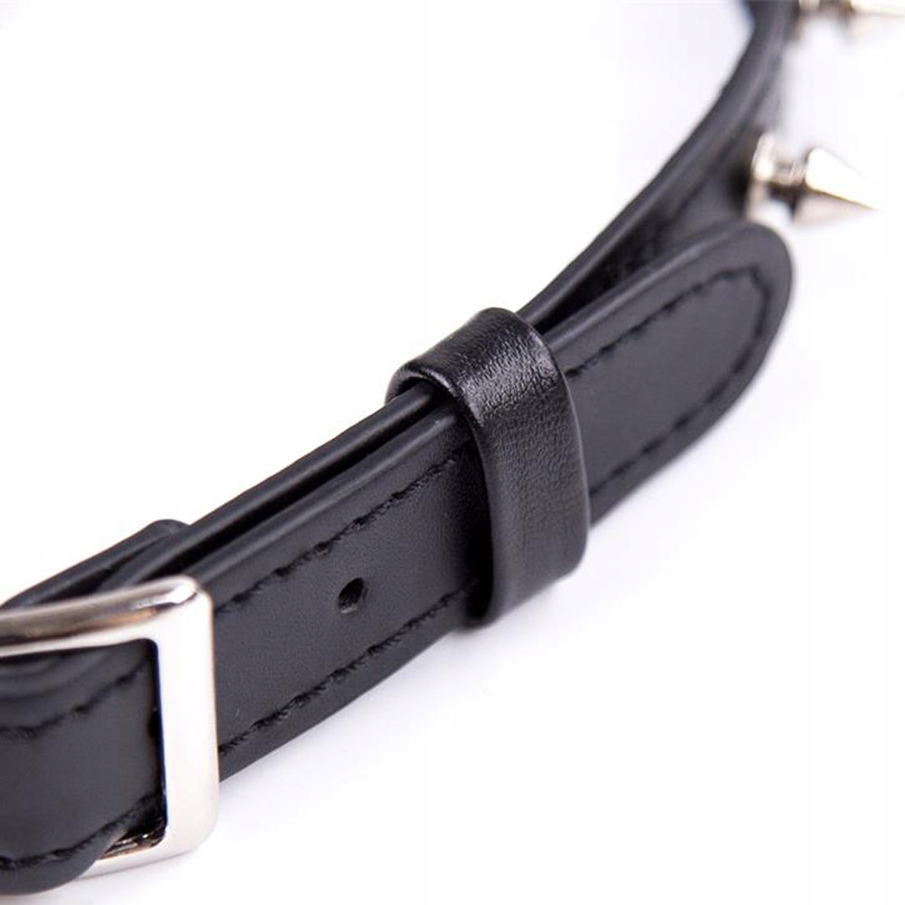Obroża z kolcami, regulowana. BDSM. Choker.