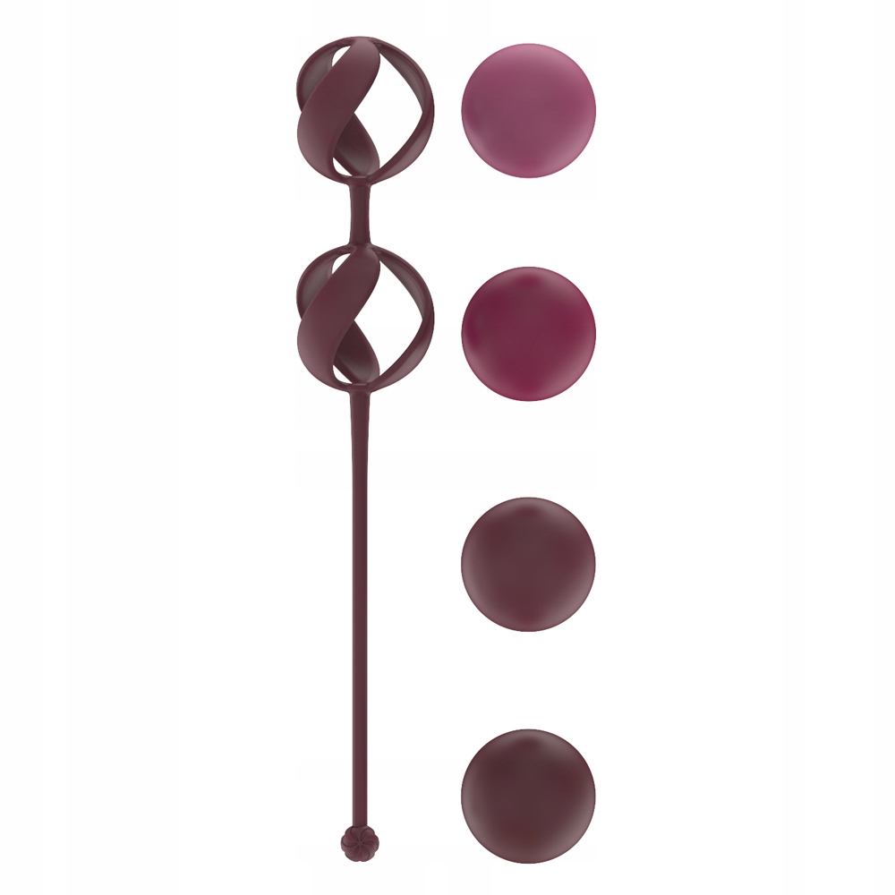 Kulki dopochwowe, 4 sztuki. Różne wagi. Stymulacja mięśni Kegla.