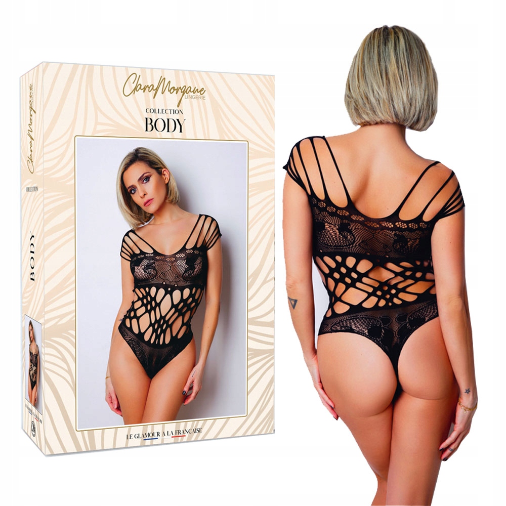 Body siateczkowe z ozdobnymi paseczkami.