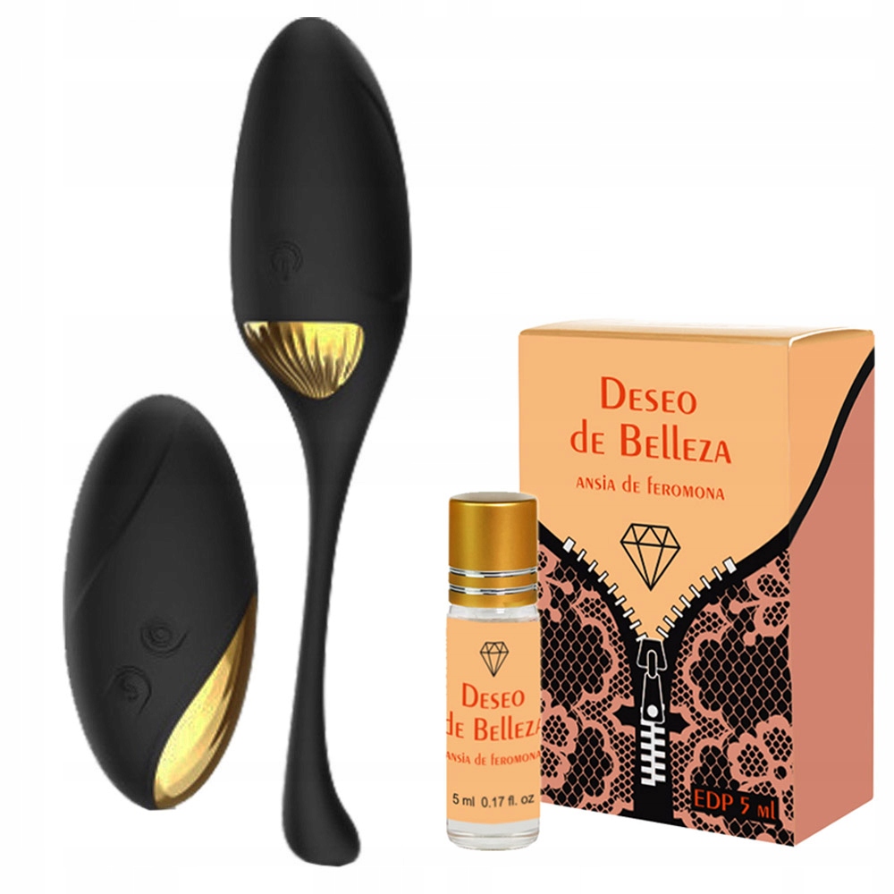 Jajeczko do pochwy, sterowane pilotem + perfumy.