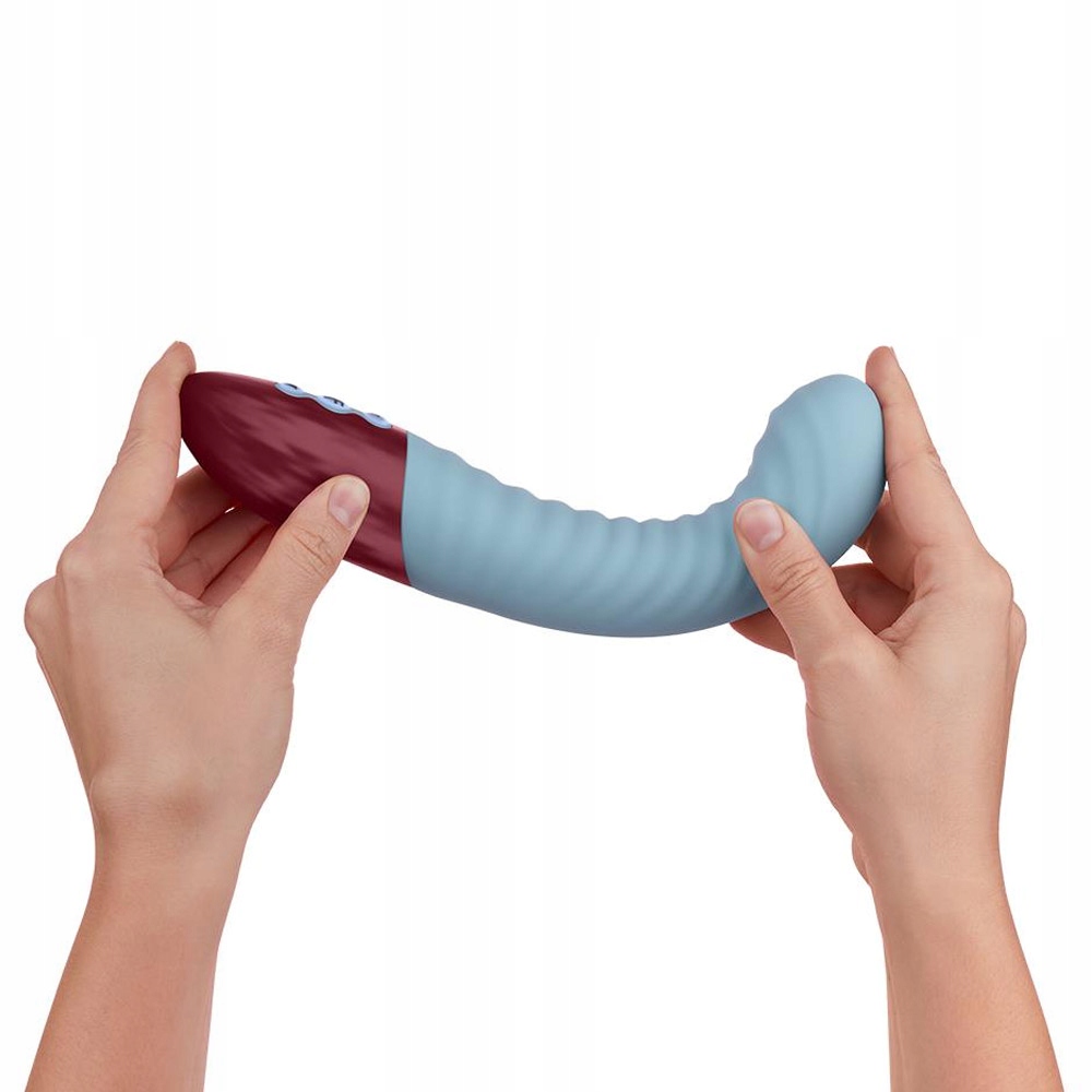 Wibrator do punktu G. 8 wibracji, silikonowy.