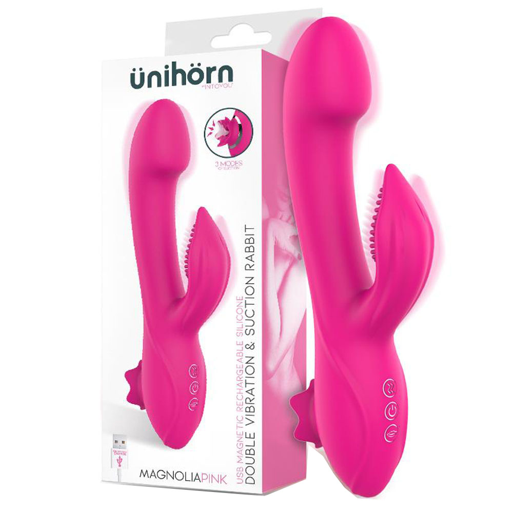 Wibrator króliczek ze stymulatorem łechtaczki