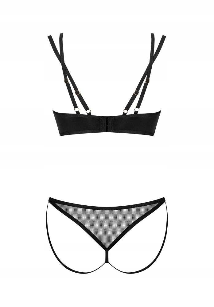 Bielizna damska, stanik i stringi, zestaw Rozmiar XL/2XL. Regulowana