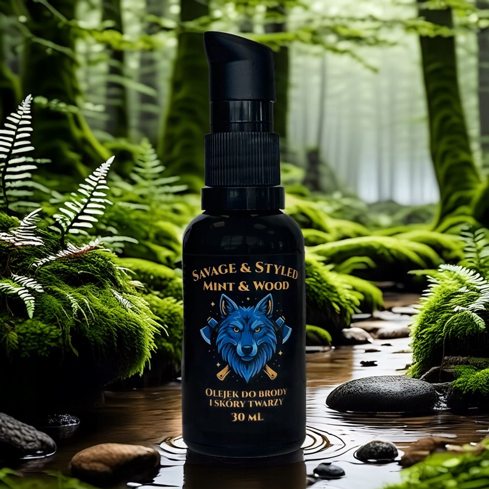 Olejek do brody i skóry twarzy, Savage & Style. Pielęgnujący, nawilżający!