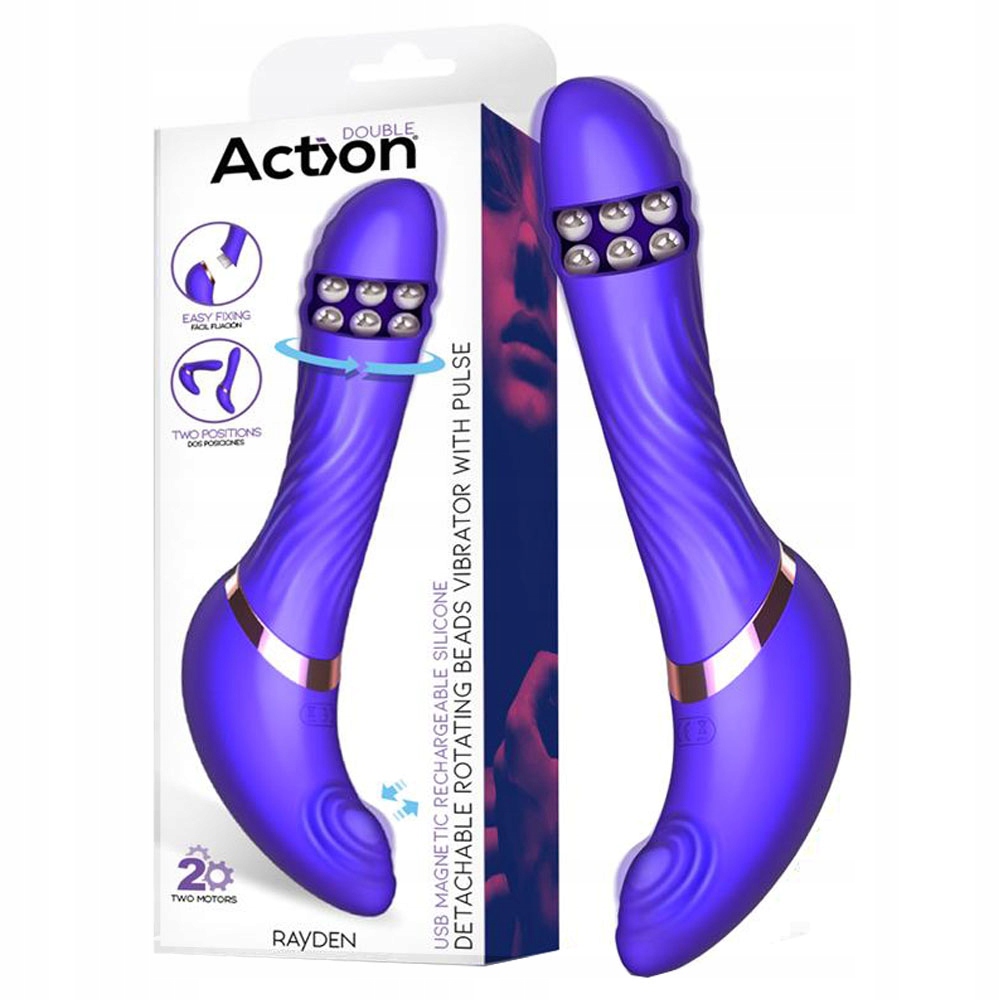 Wibrator pulsacyjny z obrotowymi kulkami