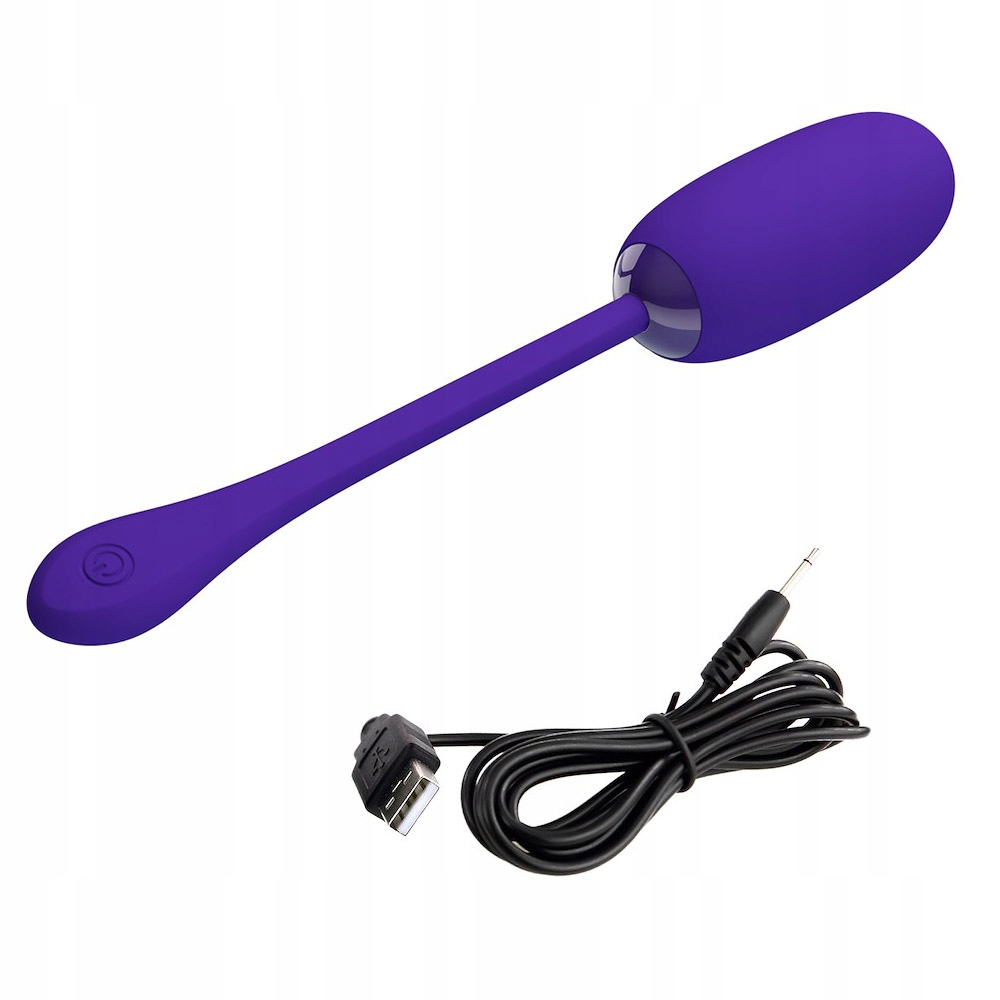 Jajeczko wibrujące dla kobiet, opływowy kształt. Intymny gadżet.