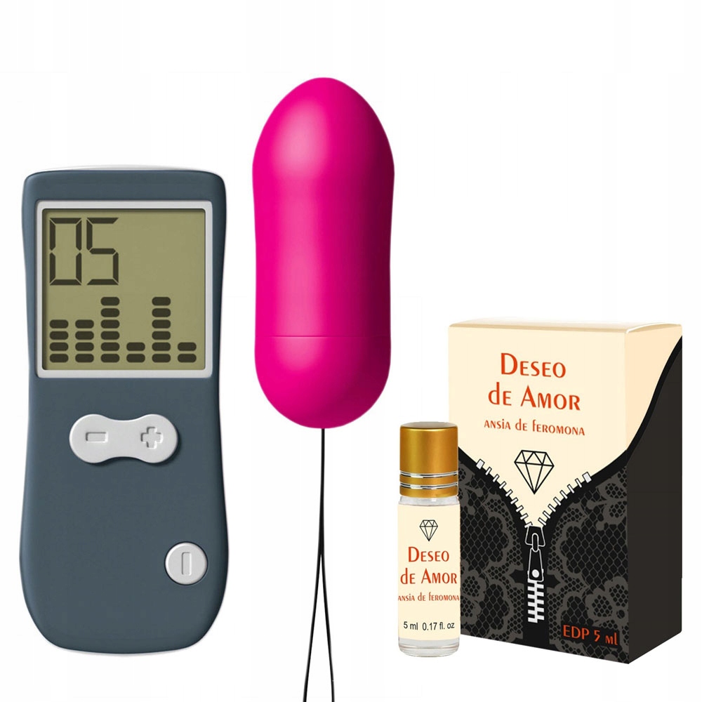 Jajeczko dopochwowe z wibracjami + perfumy 5 ml.