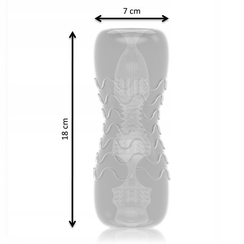 Pochwa sztuczna, dwustronna + perfumy gratis.