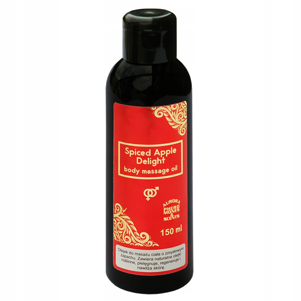 Olejek do erotycznego masażu. Kojący zmysły aromat jabłek i cynamonu.