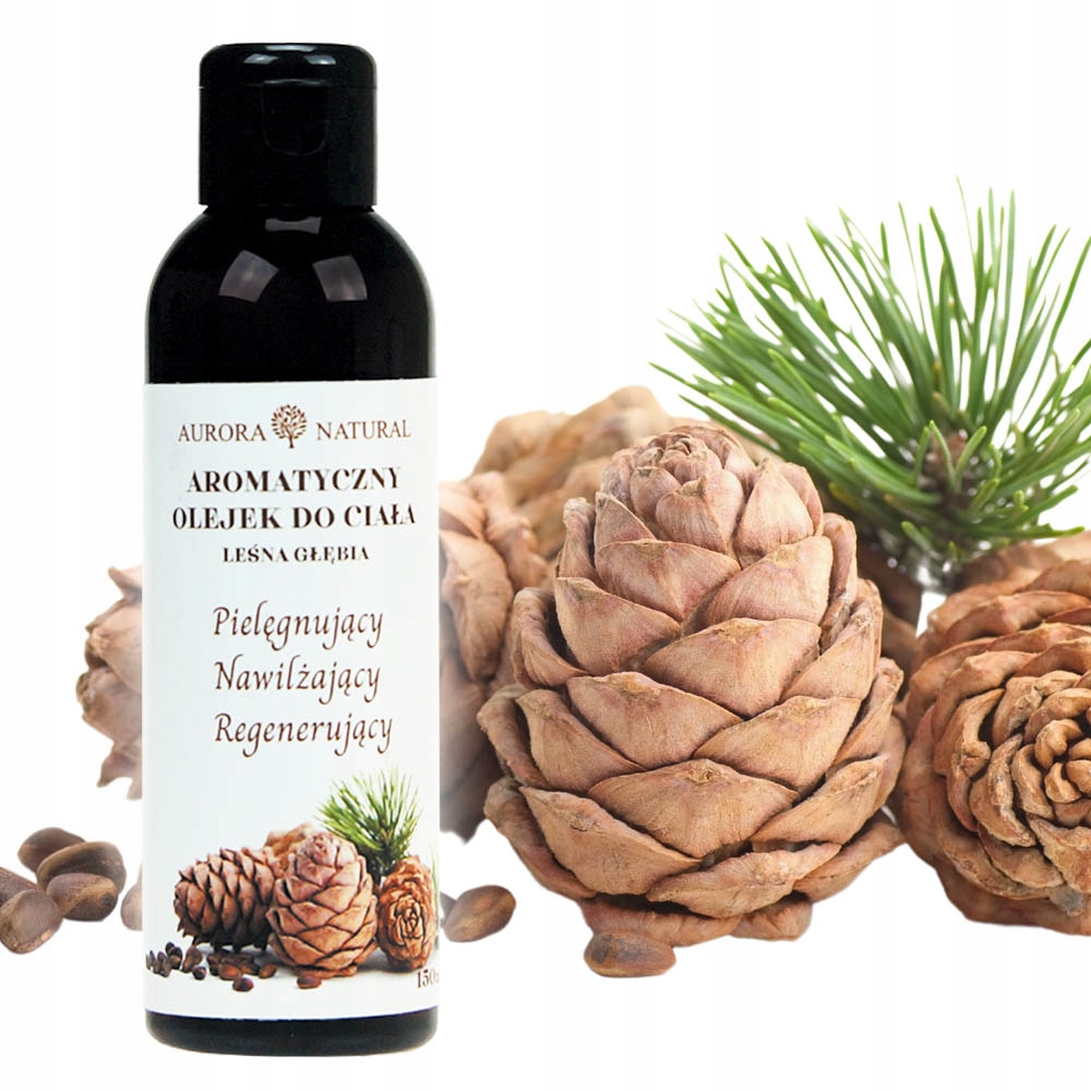 Olejek pielęgnacyjny do ciała dla kobiet Leśna Głębia 150 ml, zapach lasu