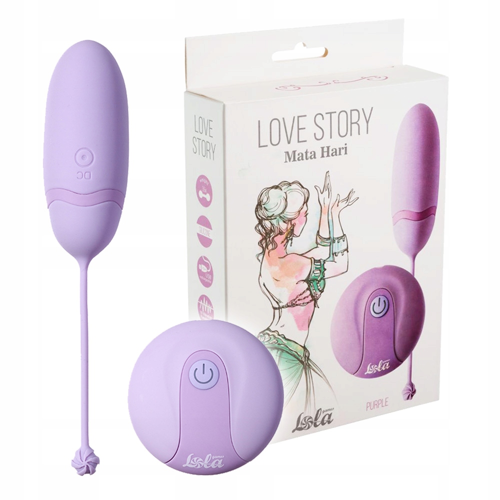 Jajeczko dopochwowe, silikonowe. Sterowane pilotem.