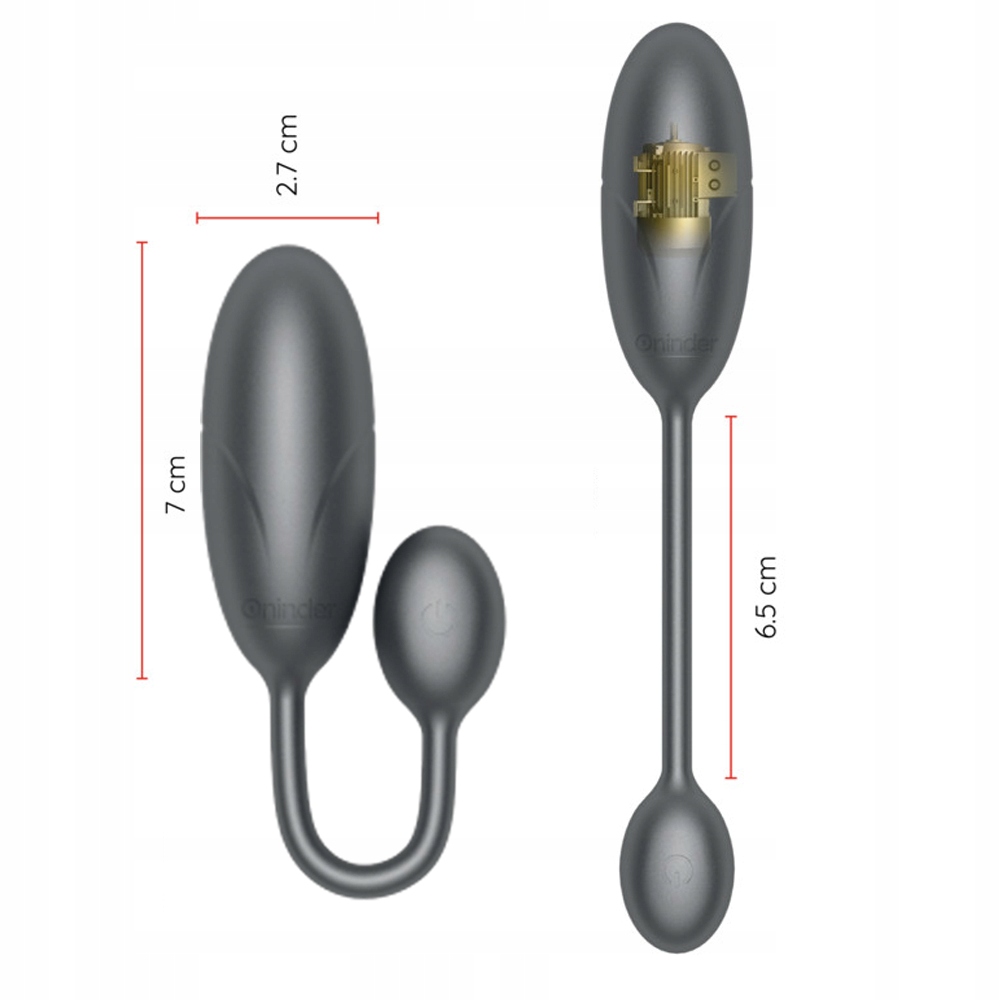 Jajko do pochwy z wibracjami, silikonowe. Masażer łechtaczki.