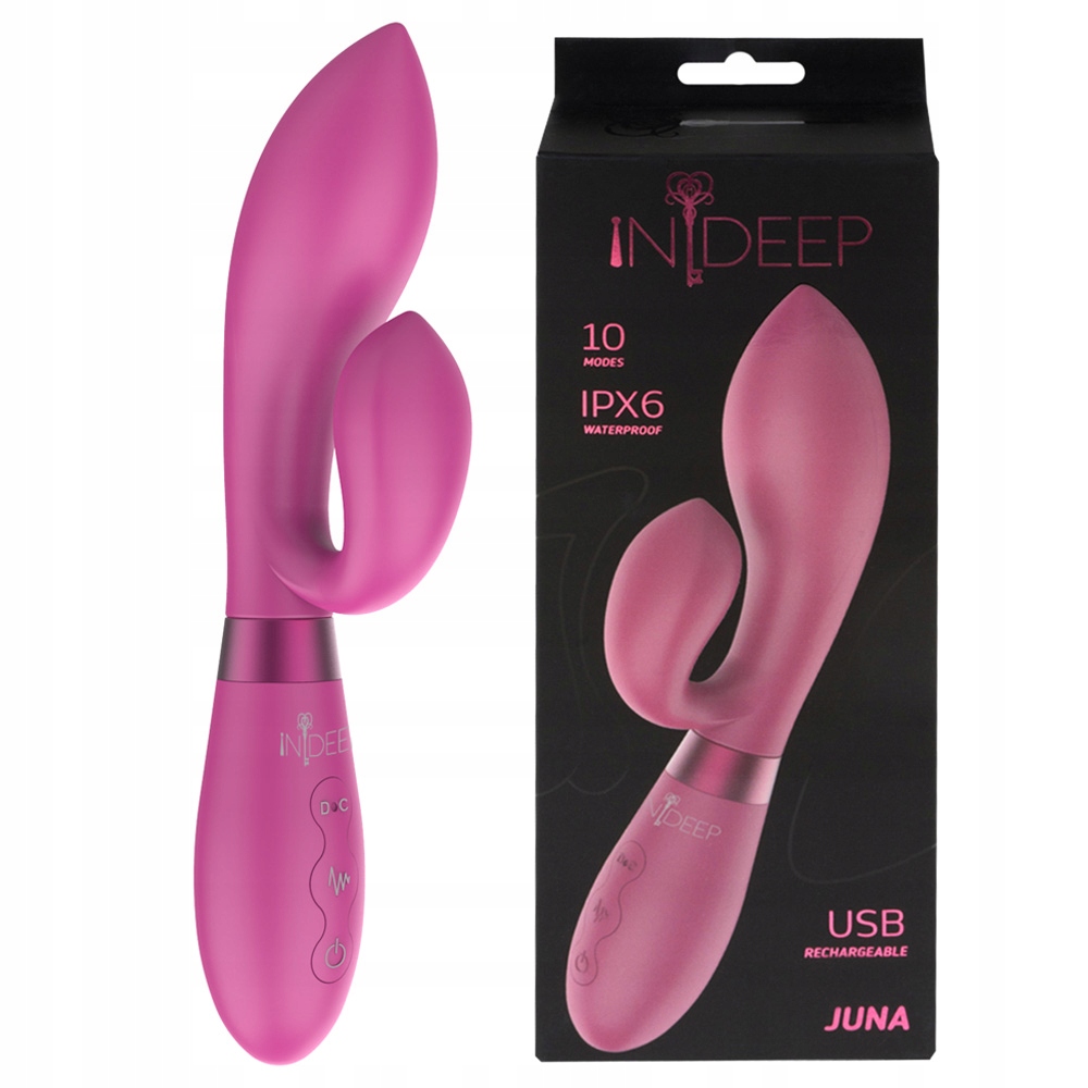 Wibrator dla kobiet, silikonowy. Stymulacja punktu G. Różowy.