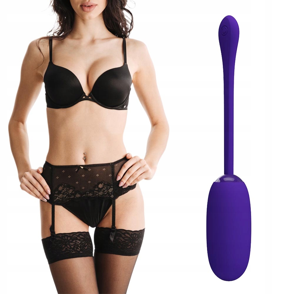 Jajeczko wibrujące dla kobiet, opływowy kształt. Intymny gadżet.