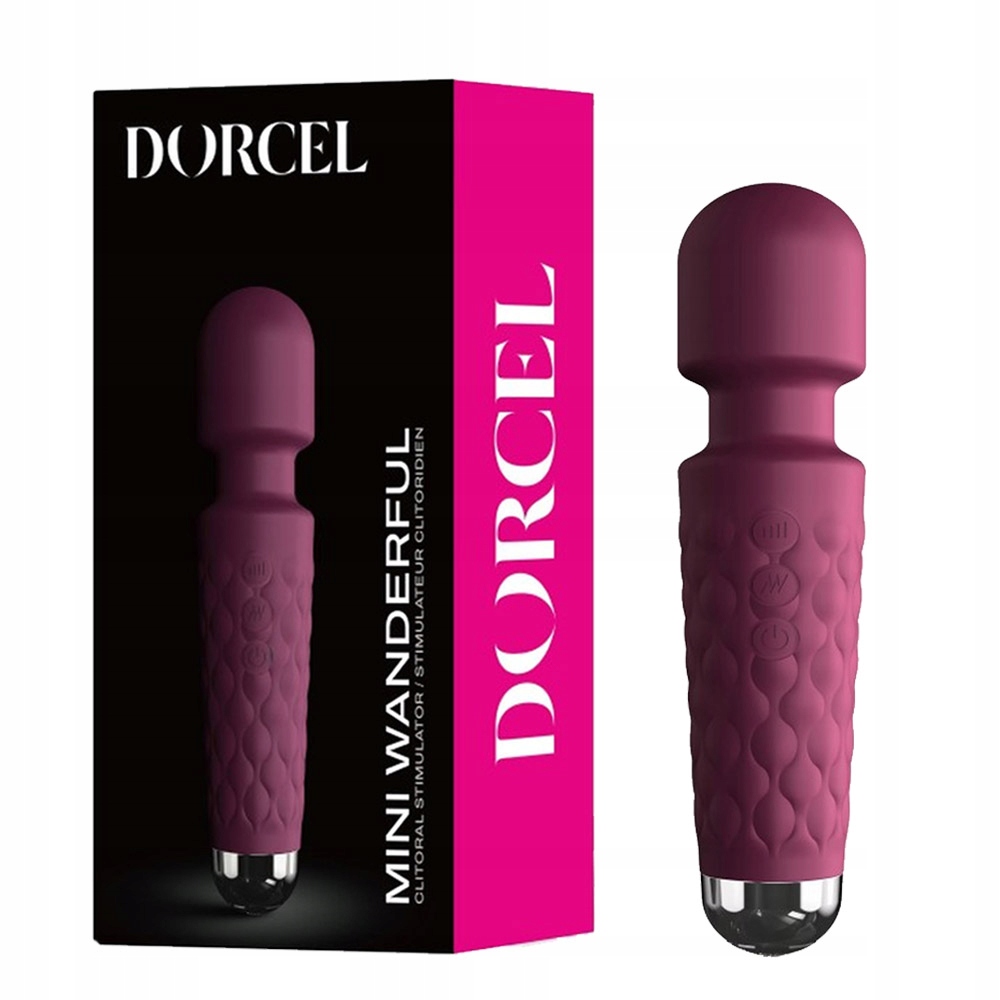 Masażer łechtaczki, mini wand. 20 trybów wibracji.
