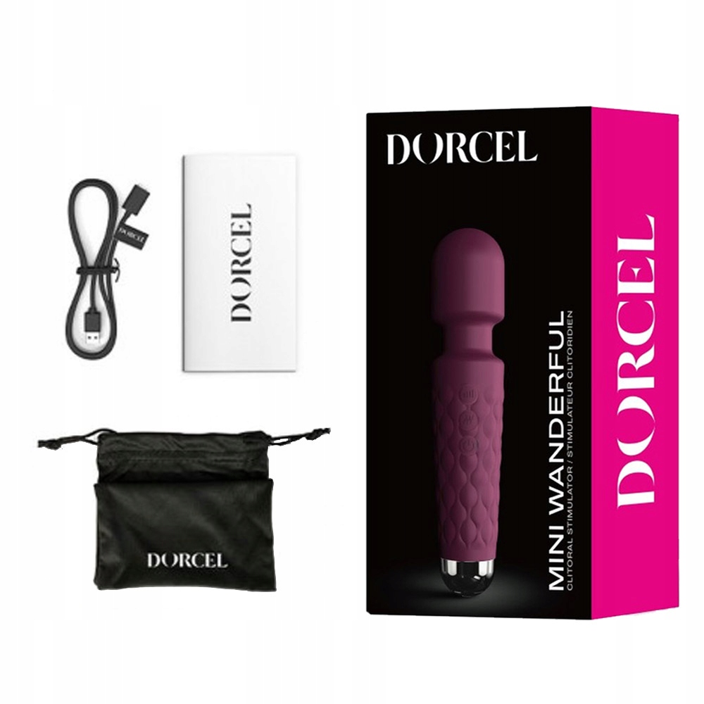 Masażer łechtaczki, mini wand. 20 trybów wibracji.