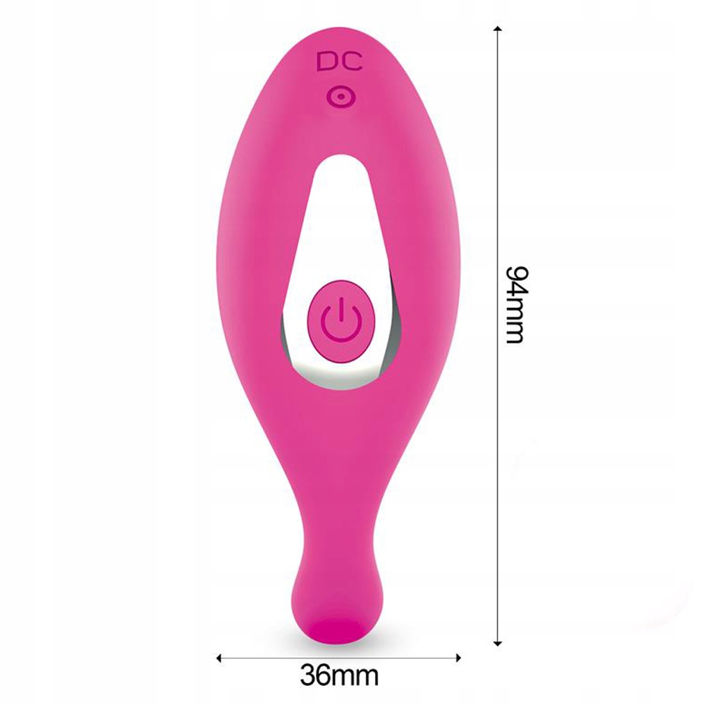 Wibrator do majtek silikonowy, stymulator łechtaczki sterowany pilotem.