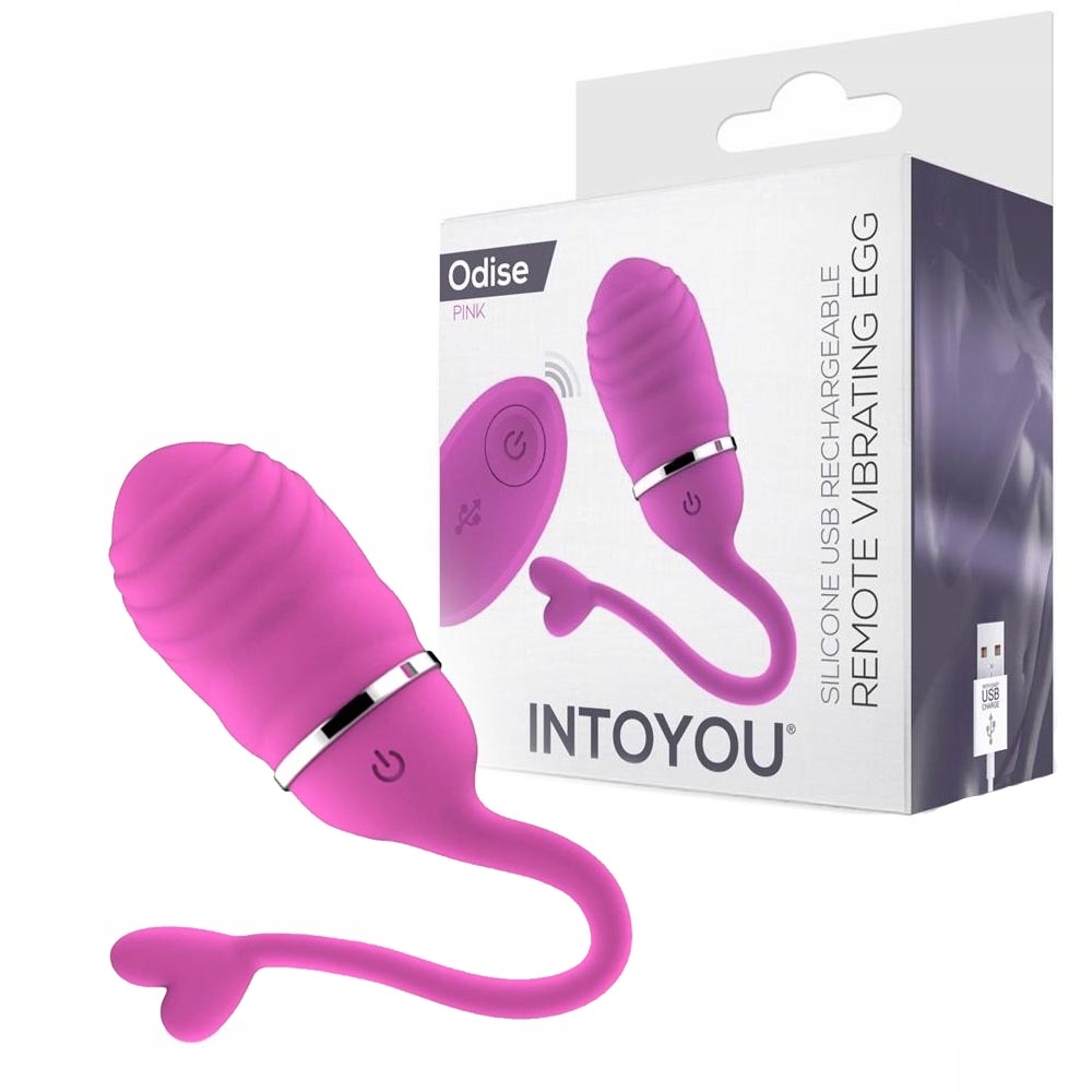 Wibrujące jajeczko dopochwowe, sterowane pilotem.