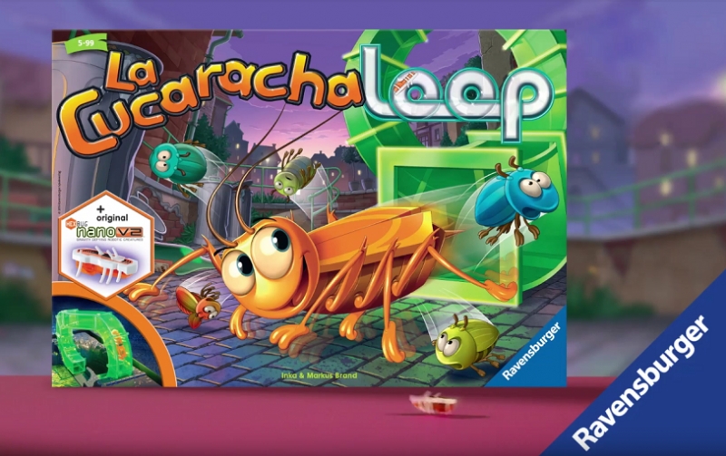 la cucaracha loop karaluch - robot hexbug