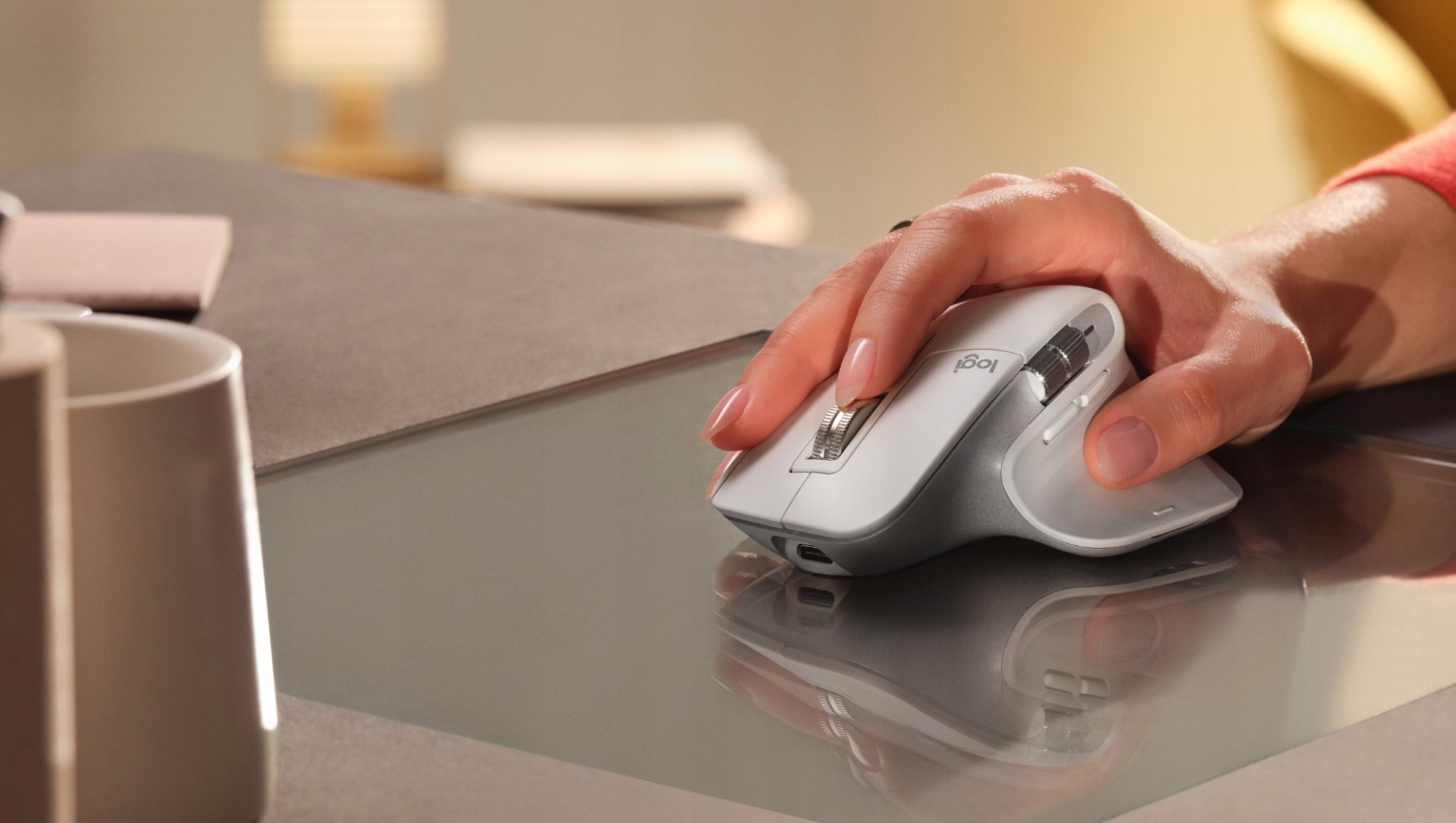 Logitech MX Master 3S Kabellose 2,4-GHz-Bluetooth-Maus ERGONOMIC - Bild 8 von 16