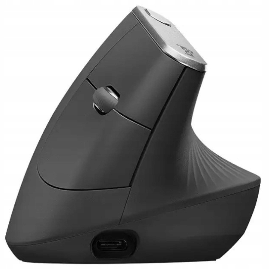 Logitech Wireless Mouse MX Vertical Graphite USB Bluetooth TO WORK - Bild 4 von 16
