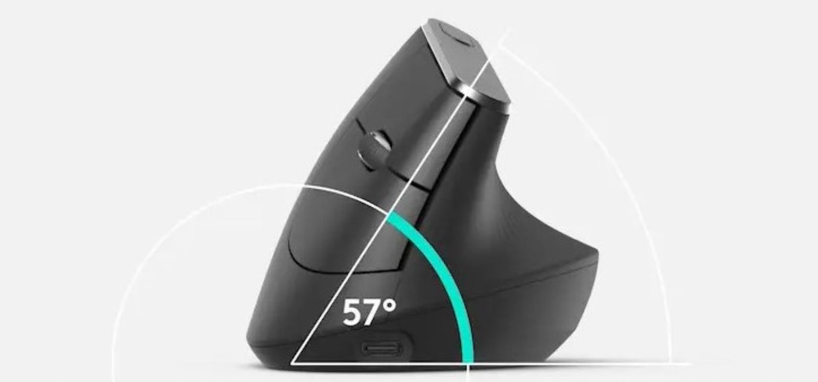 Logitech Wireless Mouse MX Vertical Graphite USB Bluetooth TO WORK - Bild 7 von 16