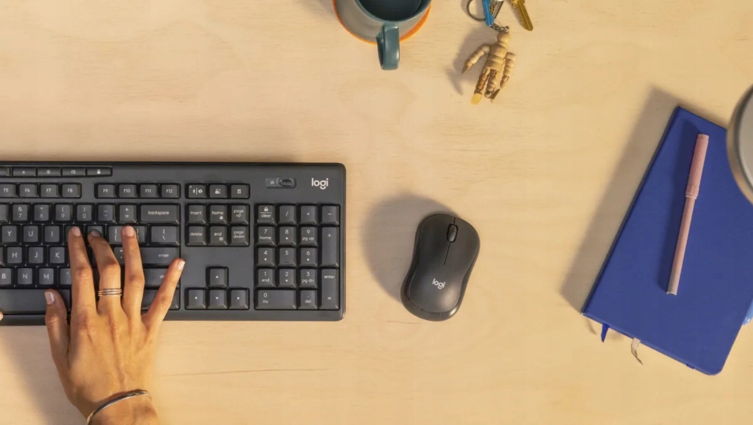 Logitech Maus M240 optisch Wireless Bluetooth 3 Tasten 4000 dpi - Bild 12 von 16