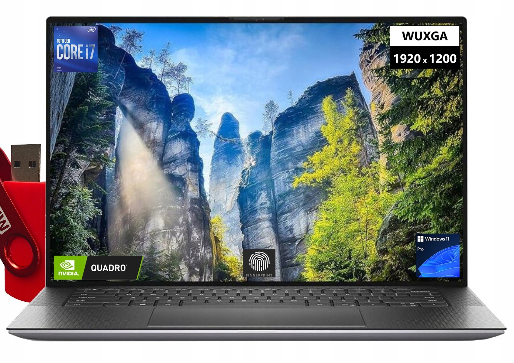 DELL Precision 5550 10世代i7 32G 1T NVIDIA Laptop Dell Precision 5550, i7-10850H, 32GB RAM, 1TB SSD